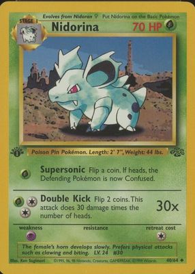 1999 Jungle #40/64 1st Edition