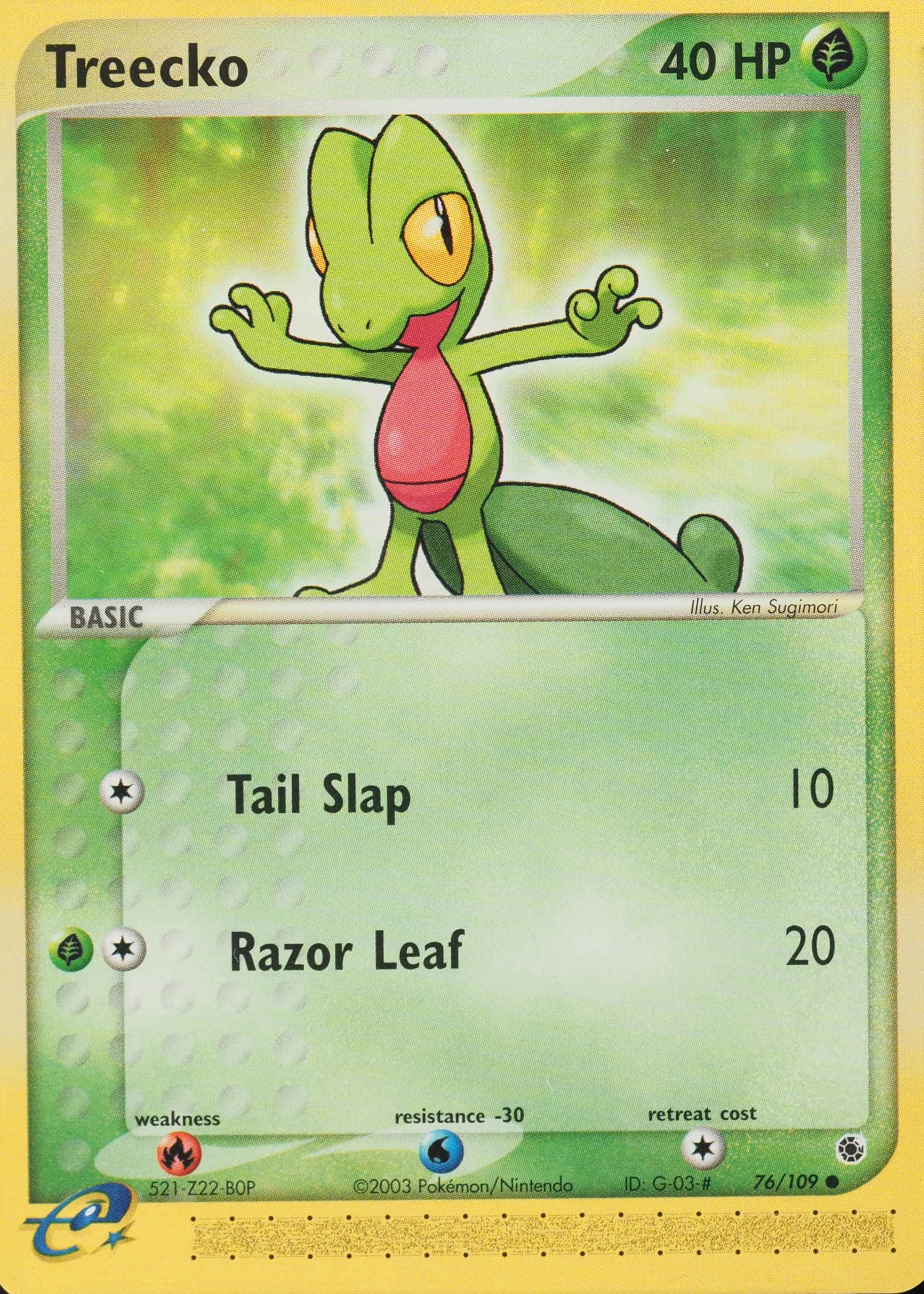 Treecko 2003 EX: Ruby & Sapphire #076/109 Base Price Guide - Sports Card  Investor