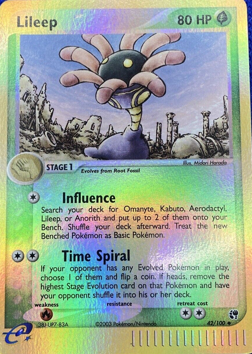 lileep pokemon card 145/142 Sv07: Stellar Crown Holo for sale online Pokmon Hit Points80 HP Form Lileep - 145/142 Stellar Crown