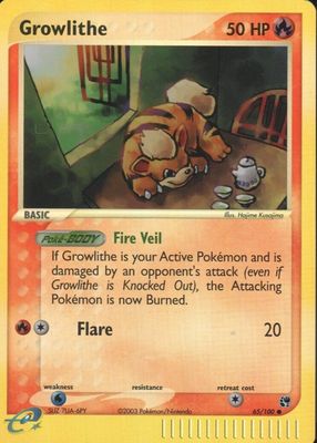 2003 EX: Sandstorm #065/100 Reverse Holo