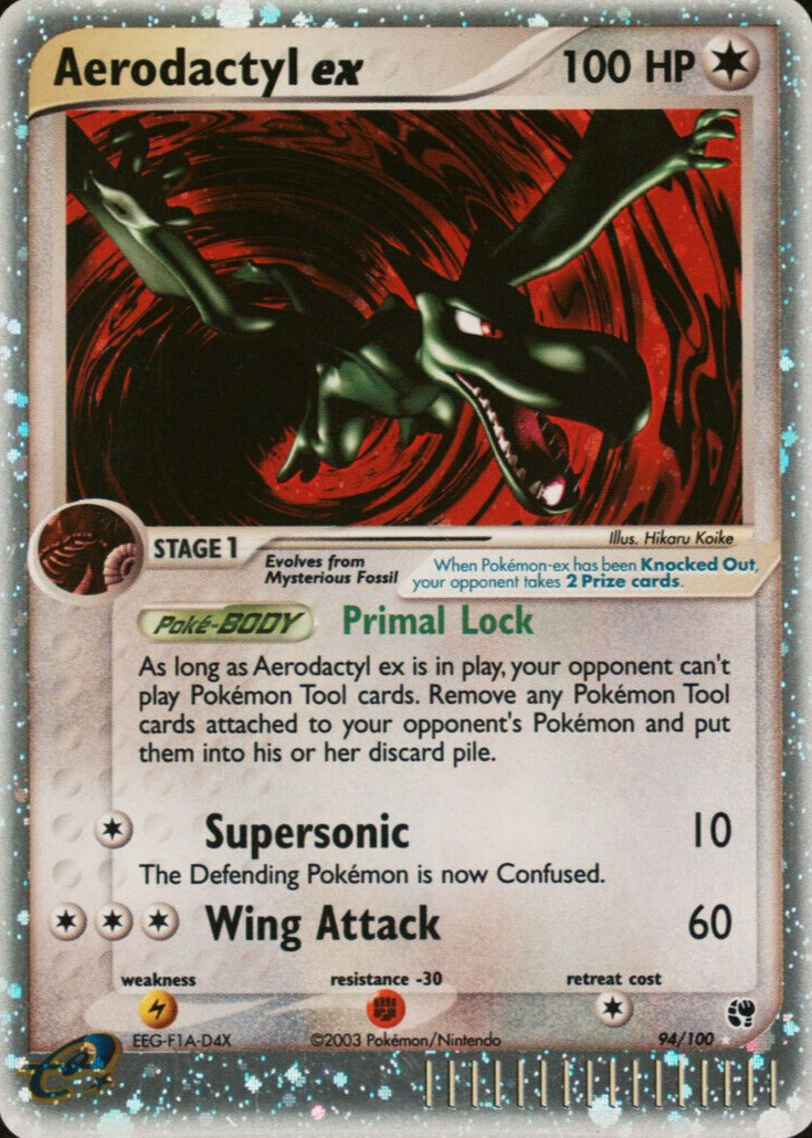 Aerodactyl ex 2003 EX: Sandstorm #094/100 Holo Price Guide - Sports Card  Investor