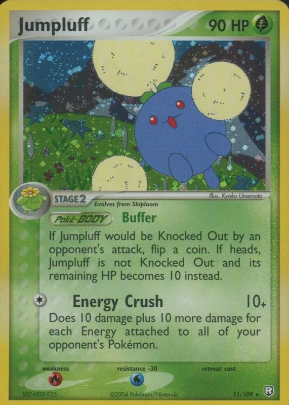 Jumpluff 2004 EX: Team Rocket Returns #011/109 Holo PSA 10