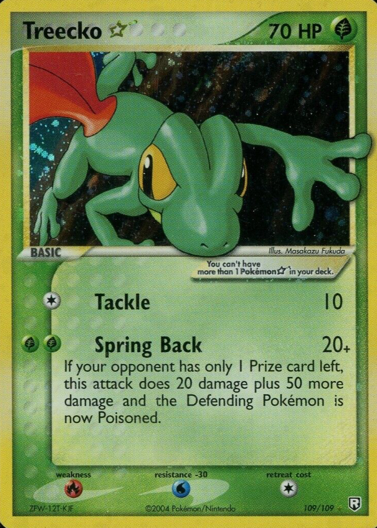 PSA8 キモリ　プロモ　英語版　2004 Treecko EX #016 PSA8 キモリ プロモ 英語版 2004 Treecko EX #016 Treecko - 016 (EX