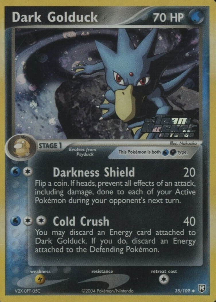 Dark Golduck 2004 EX: Team Rocket Returns #035/109 Reverse Holo
