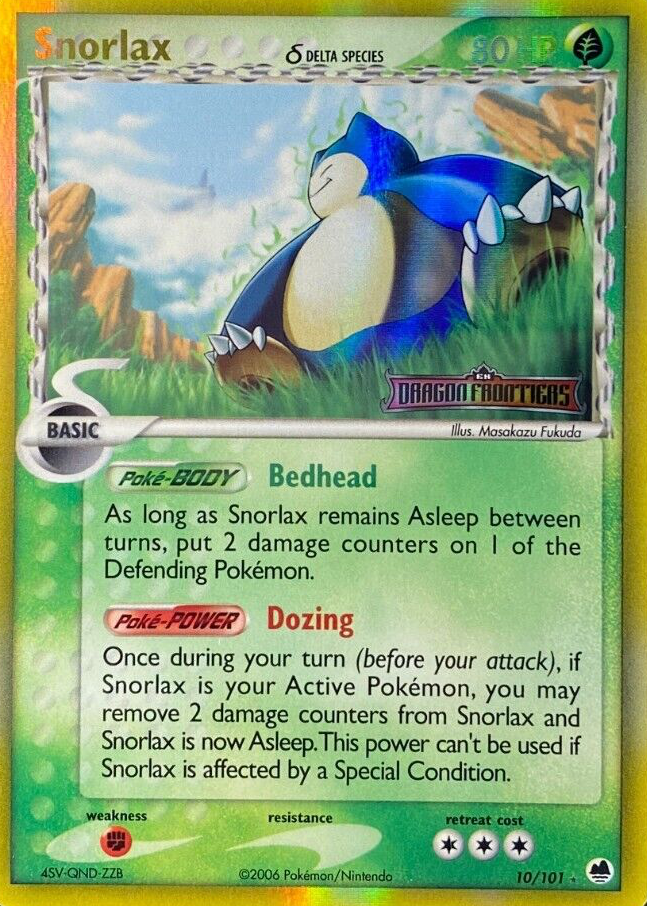 Snorlax 2006 EX: Dragon Frontiers #010/101 Reverse Holo Price