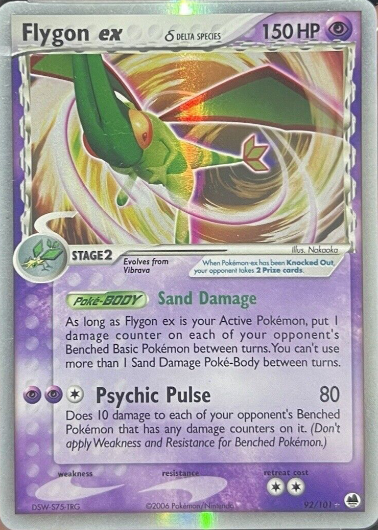 flygon pokemon card value Pokemon Rising Rivals: FLYGON 5/111 Reverse Holo main image 1