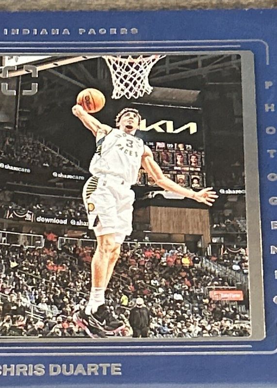 Chris Duarte 2021 Photogenic #12 Rookies in Motion RAW