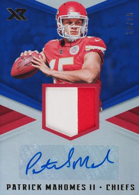 2017 XR #RSA-PM Rookie Swatch Autographs - Blue (/10)