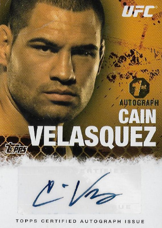 2010 Topps UFC #FA-CV Fighter Autographs (1st Auto)