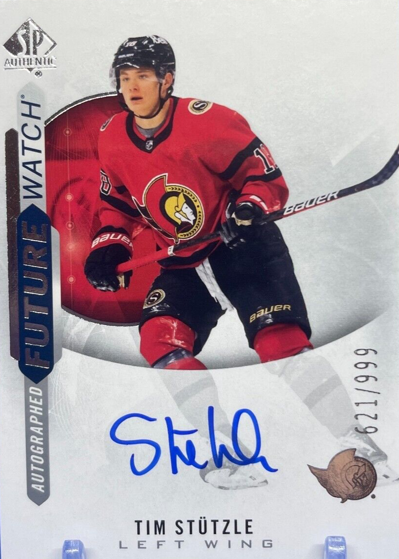 Tim Stutzle 2020 SP Authentic #217 Future Watch Auto /999 Price