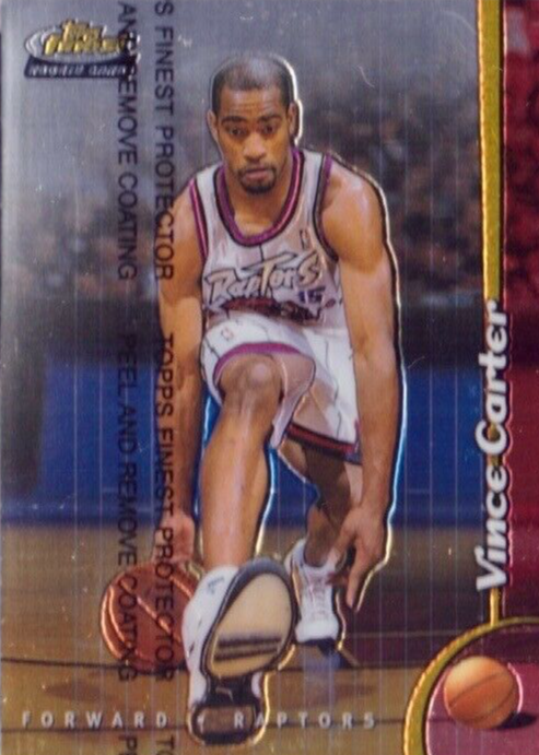 ビンスカーター NBAカード 98-99 topps FINEST PSA 9 Vince Carter 1998 Topps Finest Base (with Coating) Price