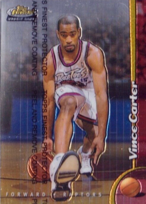 Vince Carter 1998 Topps Finest Base (with Coating) Price Guide 