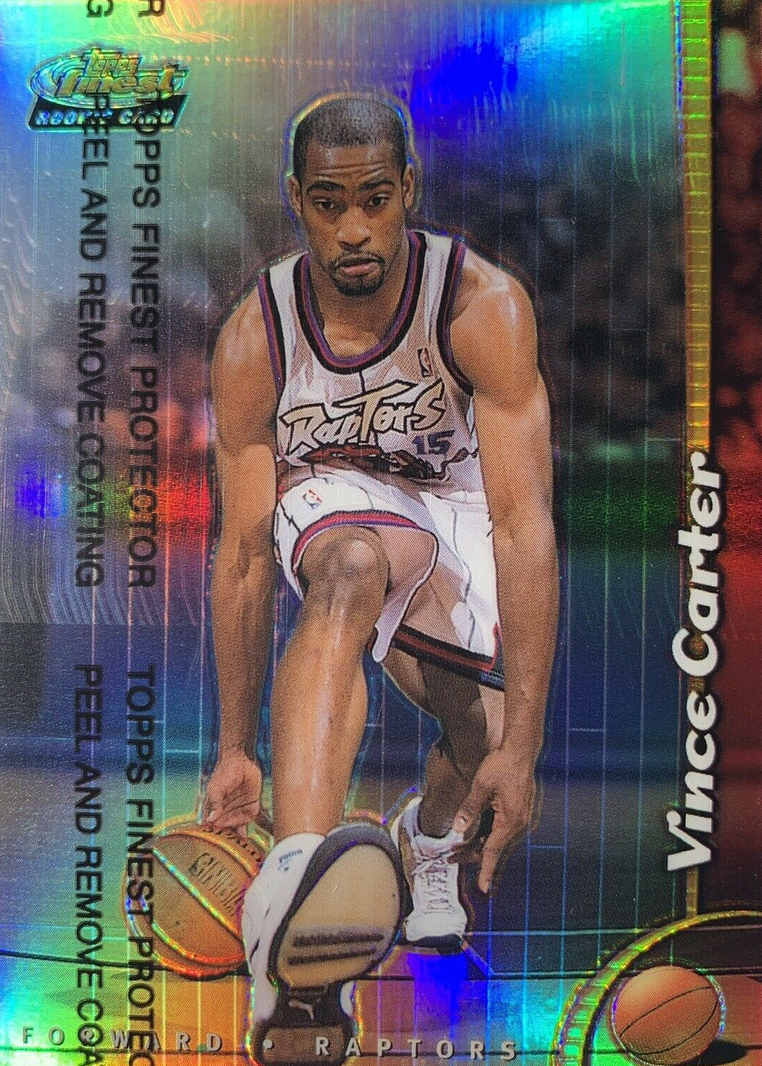 ビンスカーター NBAカード 98-99 topps FINEST PSA 9 Vince Carter 1998 Topps Finest Base (with Coating) Price