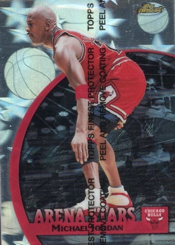 Michael Jordan 1998 Topps Finest #AS19 Arena Stars RAW