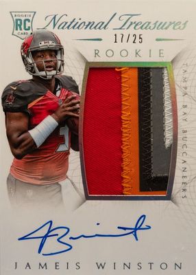 2015 National Treasures #107 Rookie Patch Auto - Silver /25