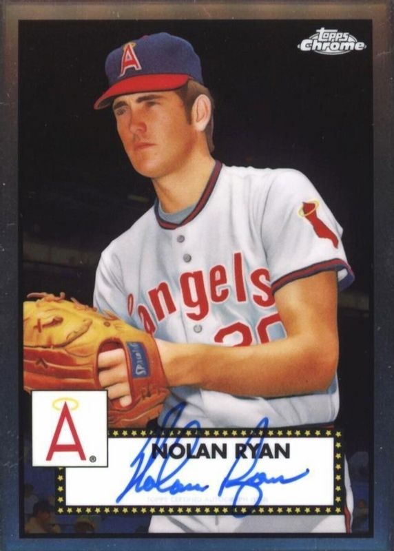 Nolan Ryan 2021 Topps Chrome Platinum Anniversary #PA-NR Autographs SGC 10