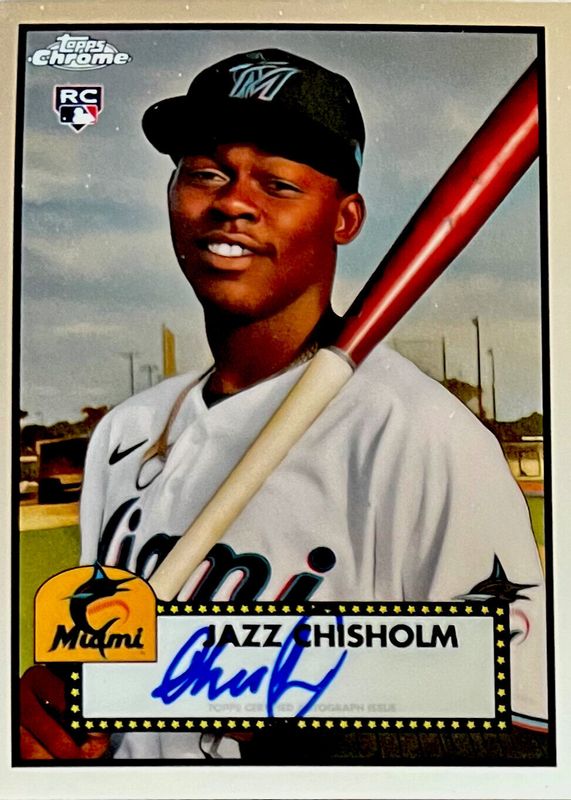 Jazz Chisholm Jr. 2021 Topps Chrome Platinum Anniversary #PA-JZC 