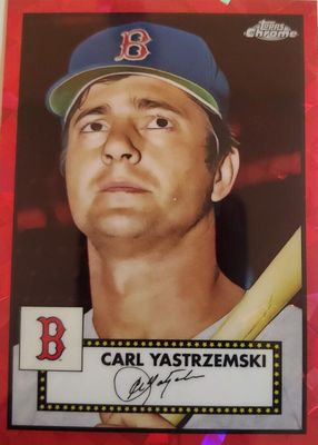 2021 Topps Chrome Platinum Anniversary #497 Red Atomic Refractor /100