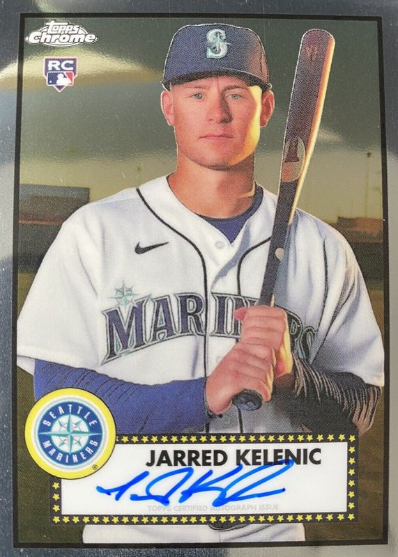 Jarred Kelenic 2021 Topps Chrome Platinum Anniversary #PA-JKL Autographs Rookie SGC 9.5