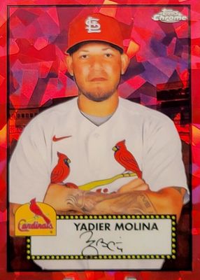 2021 Topps Chrome Platinum Anniversary #208 Red Atomic Refractor /100