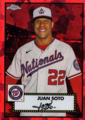 2021 Topps Chrome Platinum Anniversary #144 Red Atomic Refractor /100