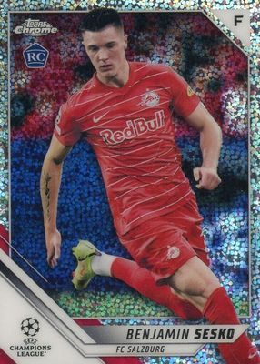 2021 Topps Chrome UEFA Champions League #187 Speckle Refractor