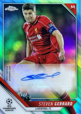 2021 Topps Chrome UEFA Champions League #CA-SG Autographs - Aqua Refractor /199