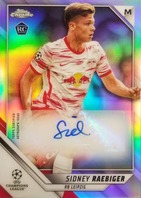 2021 Topps Chrome UEFA Champions League #CA-SR Autographs
