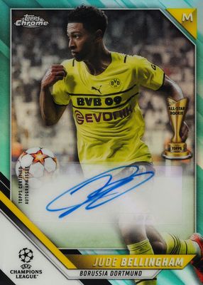 Jude Bellingham 2021 Topps Chrome UEFA Champions League #58 Gold 