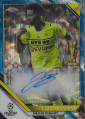 2021 Topps Chrome UEFA Champions League #CA-JB Autographs - Blue Wave Refractor /75