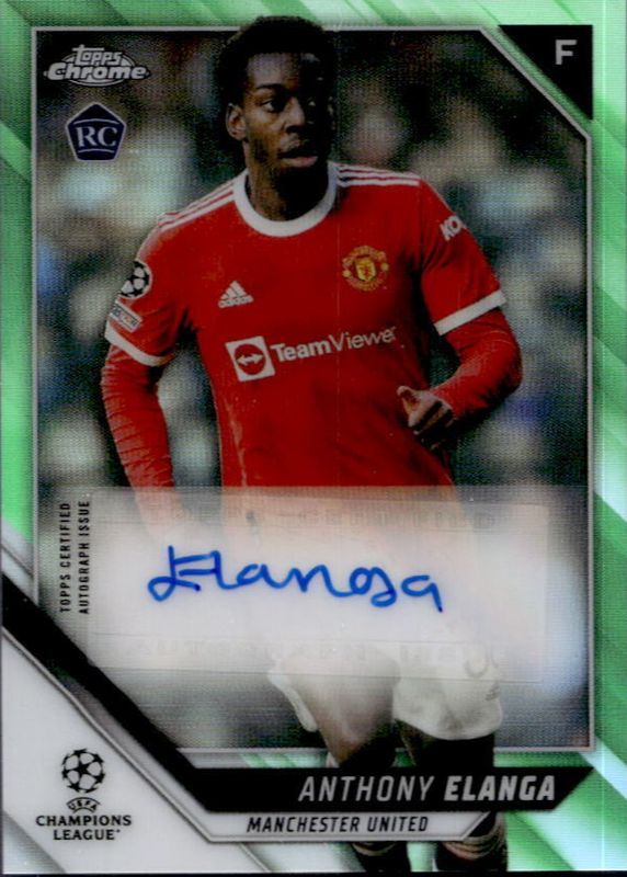 2021 Topps Chrome UEFA Champions League #CA-FT Autographs - Blue Refractor /150