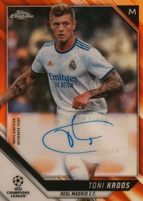 2021 Topps Chrome UEFA Champions League #CA-TK Autographs - Orange Refractor /25