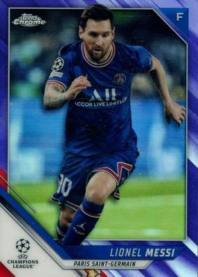 2021 Topps Chrome UEFA Champions League #100 Purple Refractor /250