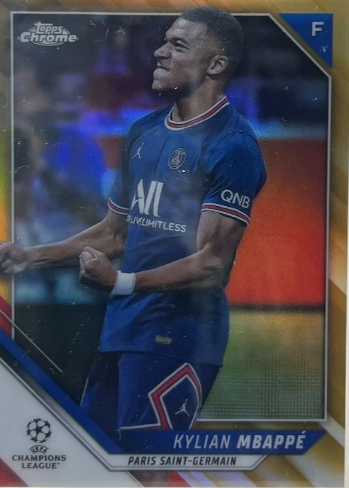 キリアン・エムバペ topps Chrome Kylian Mbappe 2023 KYLIAN MBAPPE TOPPS CHROME UEFA CHAMPIONS LEAGUE JOGA