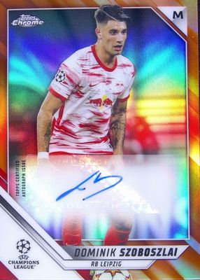 2020-21 Panini Mosaic Prizm Reactive Red Dominik Szoboszlai