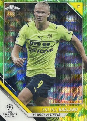 2021 Topps Chrome UEFA Champions League #200 Neon Green Wave Refractor /99