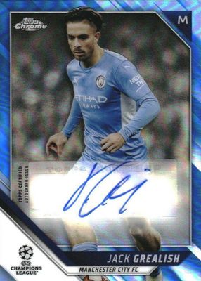 2021 Topps Chrome UEFA Champions League #CA-JG Autographs - Blue Refractor /150