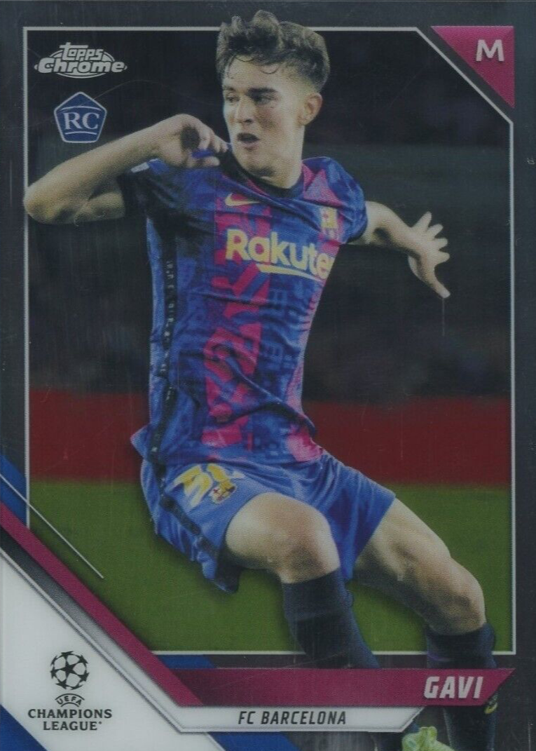 Gavi 2021 Topps Chrome UEFA Champions League #25 Base Price Guide - Sports  Card Investor