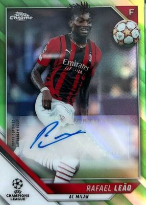 2021 Topps Chrome UEFA Champions League #CA-LE Autographs - Neon Green Refractor /99