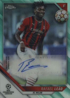 2021 Topps Chrome UEFA Champions League #CA-LE Autographs - Aqua Refractor /199