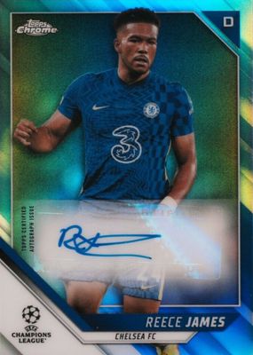 2021 Topps Chrome UEFA Champions League #CA-RJ Autographs - Blue Refractor /150
