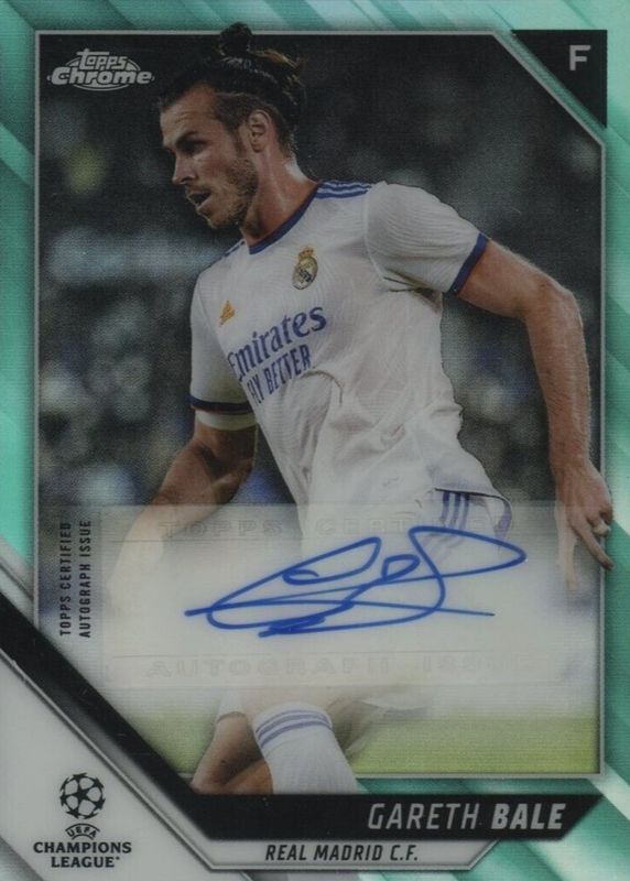 2021 Topps Chrome UEFA Champions League #CA-GB Autographs - Aqua Refractor /199