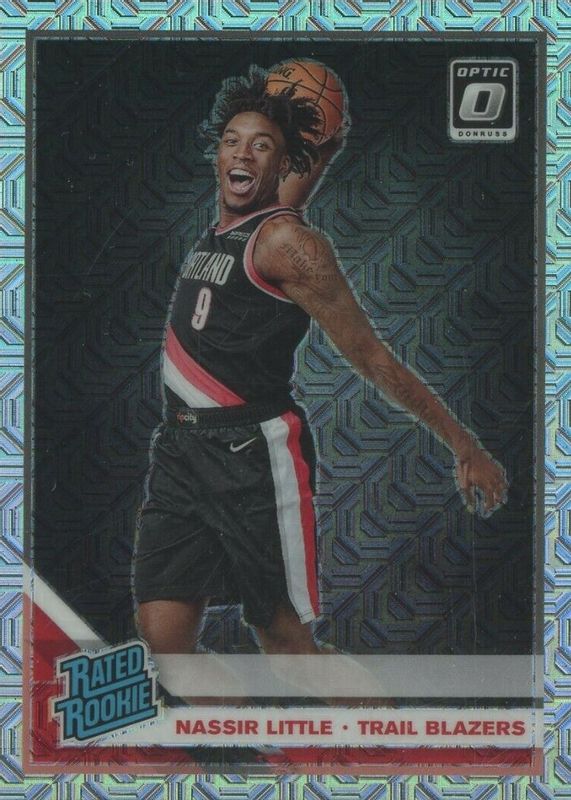 Nassir Little 2019 Optic #154 Choice Rookie SGC 10