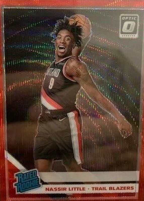 Nassir Little 2019 Optic #154 Tmall Red Wave Rookie PSA 10