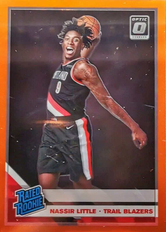 Nassir Little 2019 Optic #154 Orange /199 Rookie PSA 10