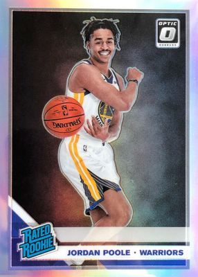 Jordan Poole 2019 Prizm #272 FOTL Green Shimmer /25 Price