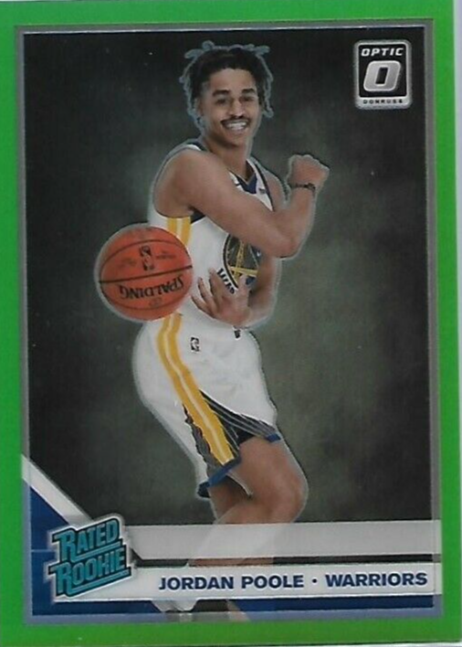 Jordan Poole 2019 Optic #169 Lime Green /149 Price Guide
