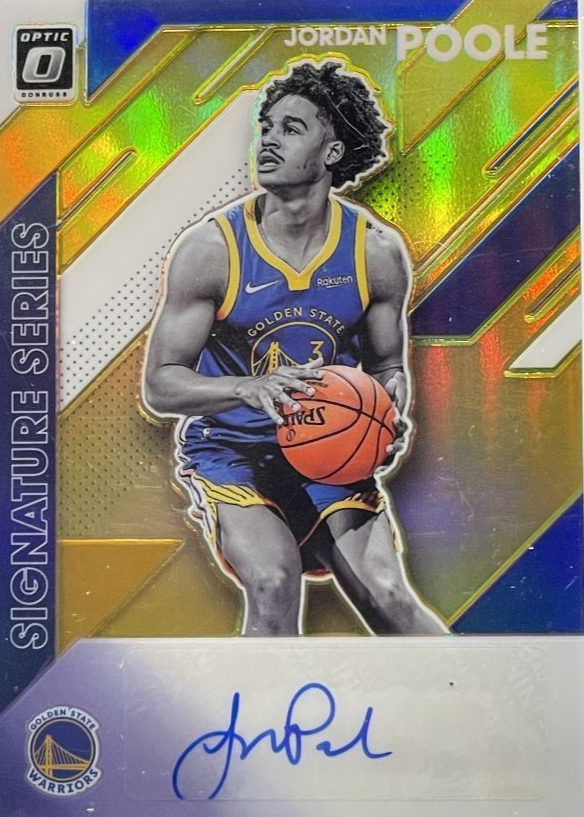 2019 donruss optic jordan poole Auto サイン 2019 donruss optic jordan poole Auto サイン 2019 donruss optic