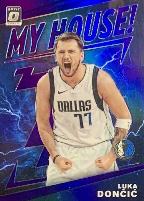 Luka Doncic 2019 Optic #1 My House! - Purple PSA 10