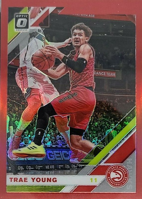 Trae Young 2019 Optic #2 Red /99 PSA 10